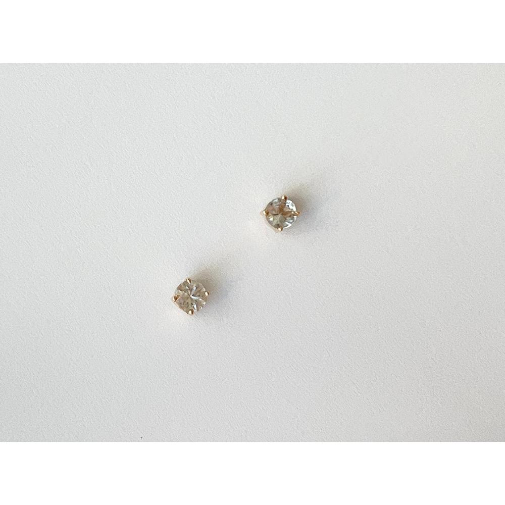 Brinco Ponto de Luz em Topázio