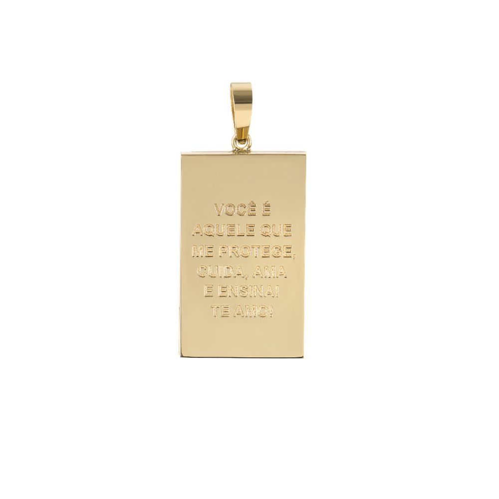 Relicário Retangular 25mm (G)