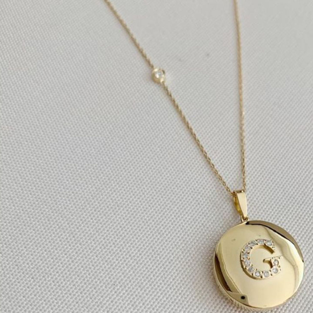 Corrente 45cm com 1 diamante