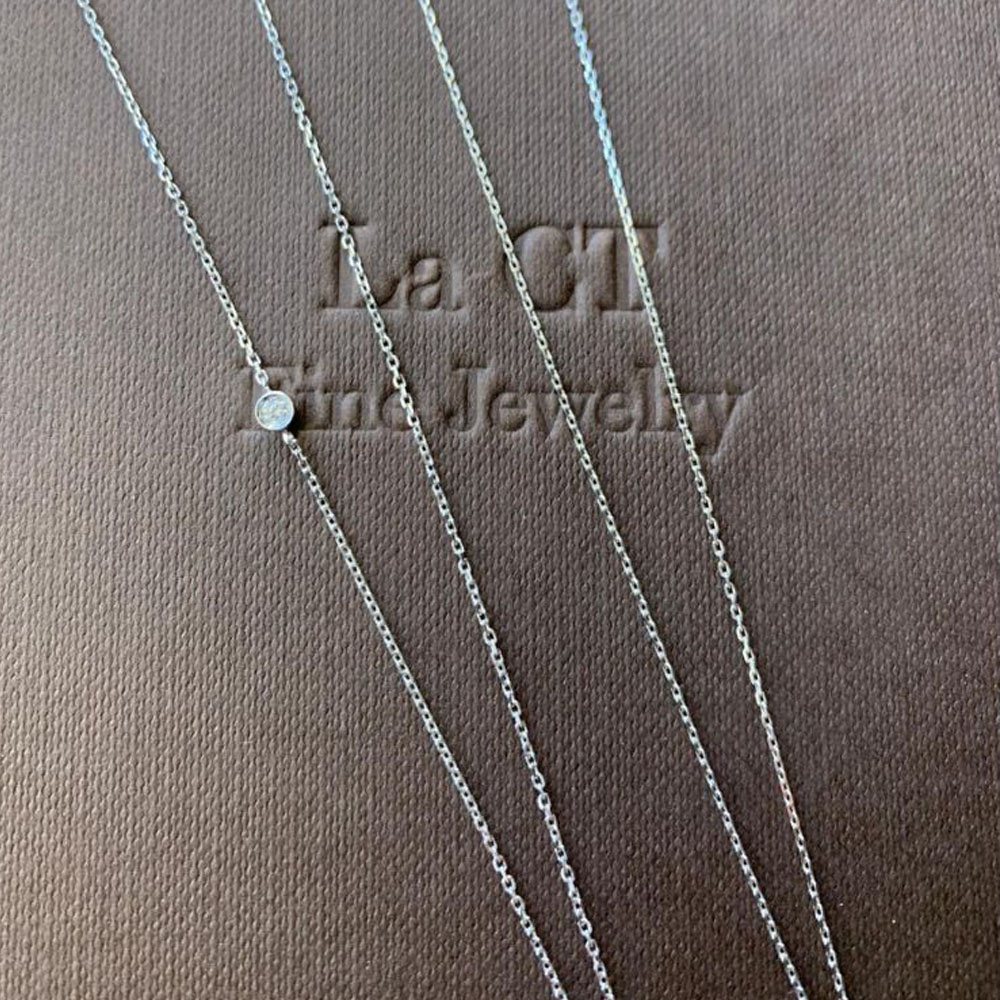 Corrente 70cm com 1 diamante