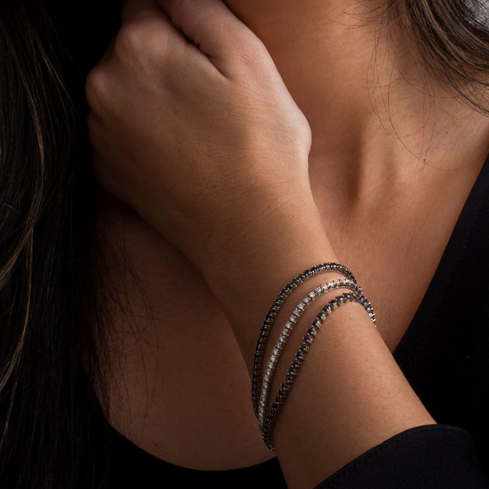 Pulseira Riviera La CT Tennis Black